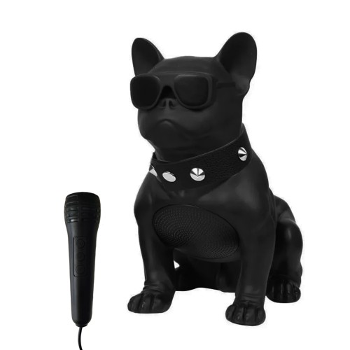 NoTech CH-M11M Mikrofonlu Bluetooth Hoparlör Bulldog Figürlü 33.5cm&hellip;