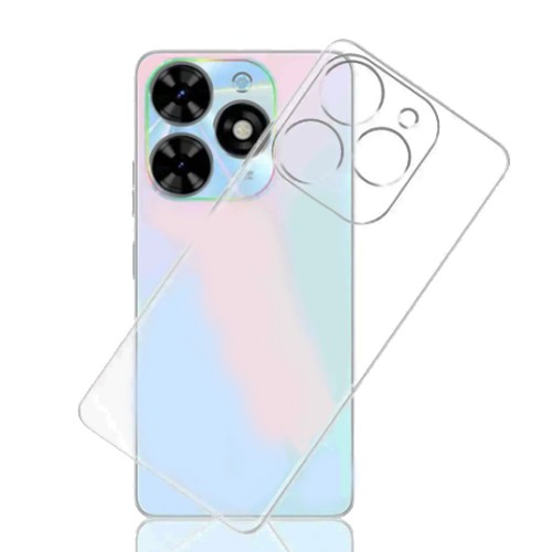 Tecno Spark 20 / 20c Kılıf Kamera Korumalı Silikon Şeffaf Arka Kapak&hellip;