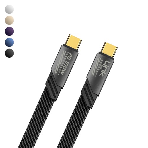 Linktech K472 Mecha Style Type-C to Type-C 100W 1.2mt Şarj Kablosu&hellip;