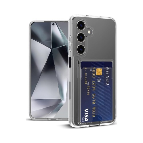 Samsung Galaxy A25 Kılıf Cardy Şeffaf Kartlık Cepli Kapak&hellip;