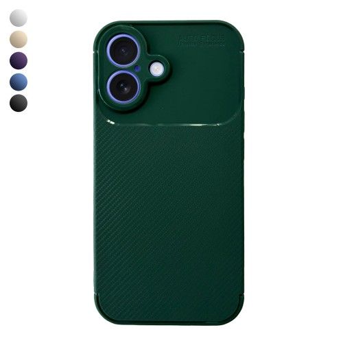 iPhone 16 Plus Kılıf Focus Carbon Silikon Kapak&hellip;