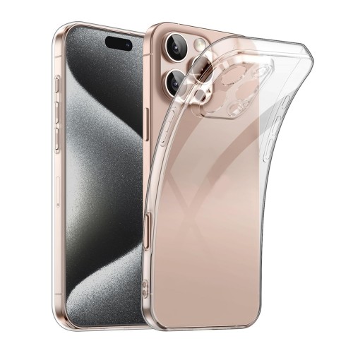 iPhone 16 Pro Kılıf Kamera Korumalı Silikon Şeffaf Arka Kapak&hellip;