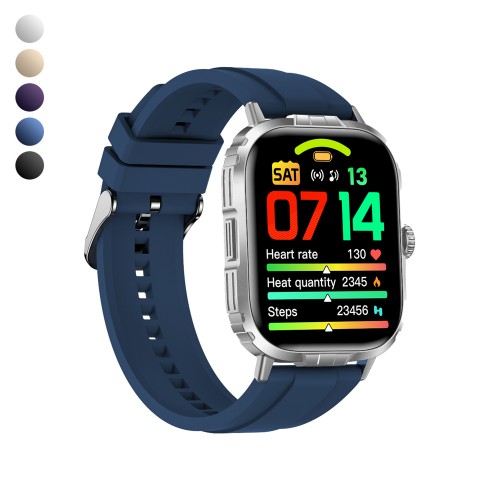 Logia Tech8 Spor Akıllı Saat Alüminyum Kasa Silikon Kordon&hellip;