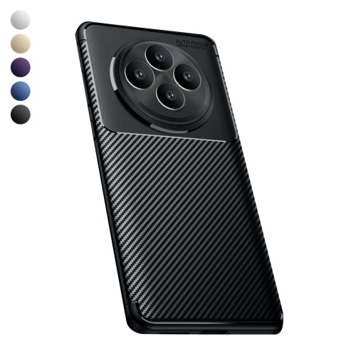 Tecno Spark 30C Kılıf Focus Carbon Silikon Kapak&hellip;