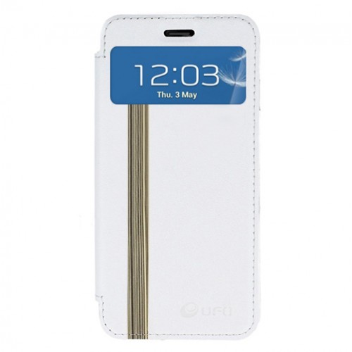 iPhone 5-5s Yan Kapaklı Standlı UFO Kılıf Beyaz&hellip;