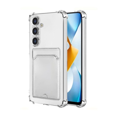 Samsung Galaxy A56 Kılıf Cardy Şeffaf Kartlık Cepli Kapak&hellip;