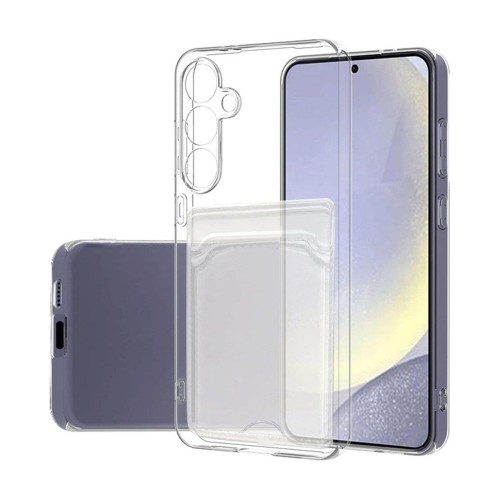 Samsung Galaxy S24 FE Kılıf Cardy Şeffaf Kartlık Cepli Kapak&hellip;