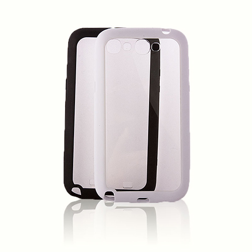 FitCase Samsung Note 2 N7100 Çerçeveli Soft Silikon Beyaz&hellip;