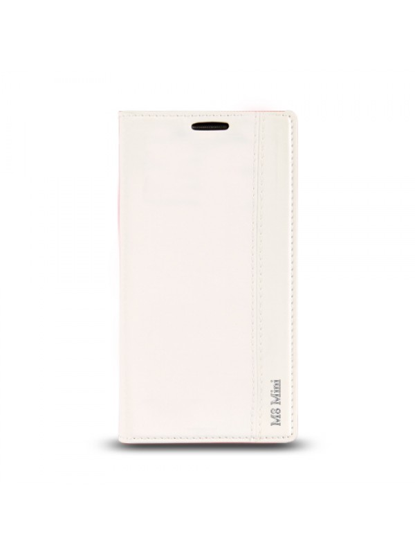 HTC One M8 Mini Dikişli ve Gizli Mıknatıslı Magnum Kılıf Beyaz&hellip;