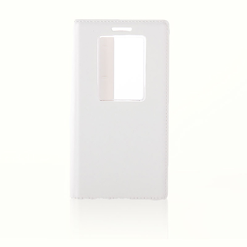 LG G2 D802 Dikişli Yan Kapaklı TPU Kılıf Beyaz&hellip;