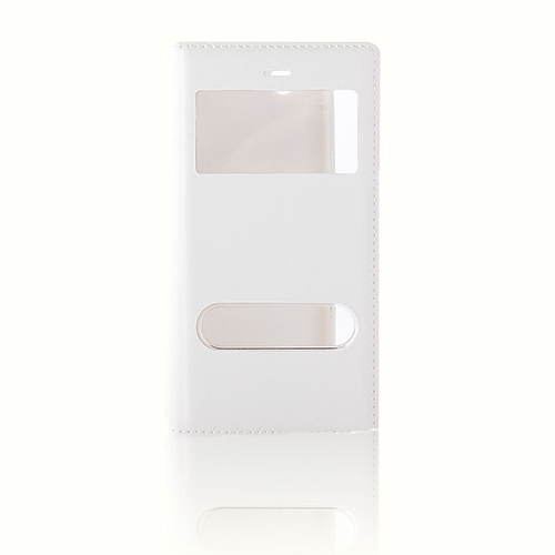 General Mobile Discovery E3 Dikişli Yan Kapaklı TPU Kılıf Beyaz&hellip;