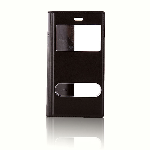 iPhone 6 Plus / 6 Plus Dikişli Yan Kapaklı TPU Kılıf Siyah&hellip;