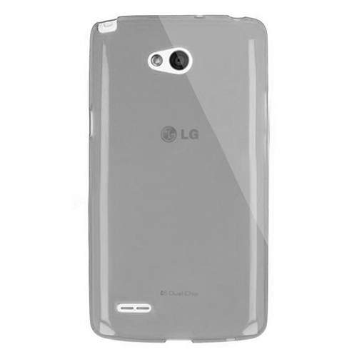 LG L80 (D380) Kılıf Soft Silikon Şeffaf-Siyah Arka Kapak&hellip;