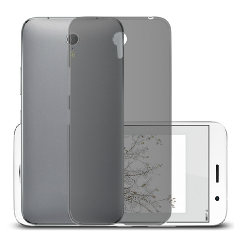 General Mobile Discovery One 4G Kılıf Soft Silikon Şeffaf-Siyah Arka Ka&hellip;