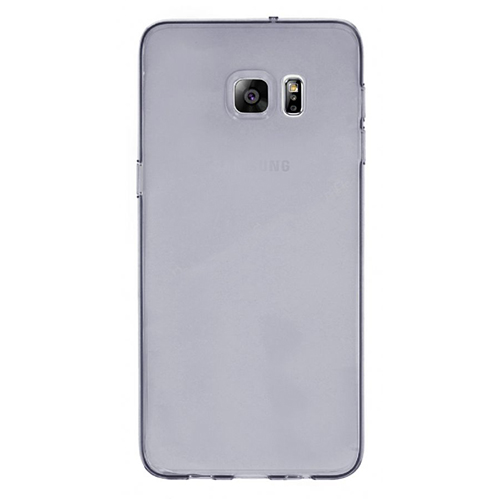 Samsung Galaxy S6 EDGE Plus (G928) Kılıf Soft Silikon Şeffaf-Siyah Arka&hellip;