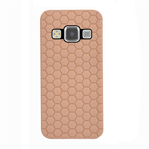FitCase Samsung Galaxy A7 (A700) TPU Beehive Serisi Arka Kapak Gold&hellip;
