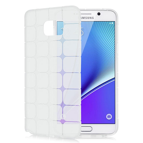 Samsung Galaxy Note 5 N920 Plaid Silikon Arka Kapak Şeffaf&hellip;