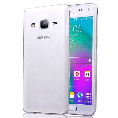 Samsung Galaxy J3 (J300) Color Curve Silikon Arka Kapak / Kılıf Şeffaf&hellip;