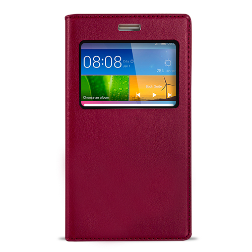 FitCase Dolce Huawei GR5 Gizli Mıknatıslı Pencereli Kılıf Pembe&hellip;