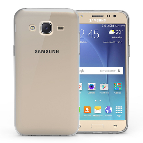 Samsung Galaxy J2 2016 (J210) Kılıf Soft Silikon Şeffaf-Siyah Arka Kapa&hellip;