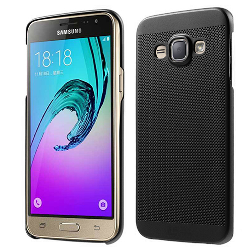 Samsung Galaxy J1 2016 (J120) Loopee Point Sert Arka Kapak Siyah&hellip;