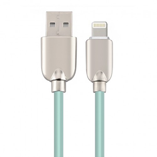 NoTech Lightning Non-Slip 2.4A Hızlı Şarj ve Data Kablosu Yeşil&hellip;