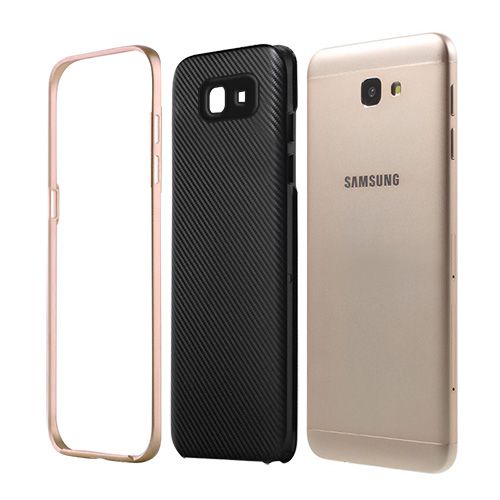 FitCase Galaxy J5 Prime (G570) 2in1 Carbon Desen Arka Kapak Gold&hellip;