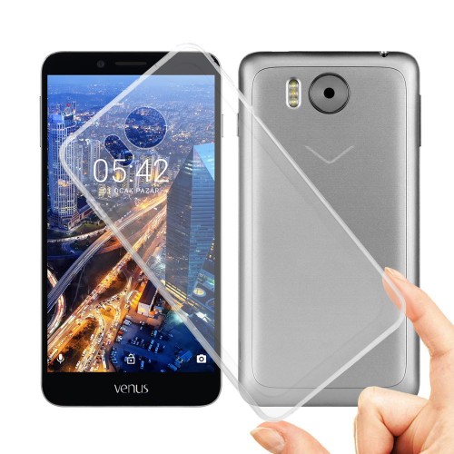 Vestel Venus V3 5580 Kılıf Soft Silikon Şeffaf Arka Kapak&hellip;