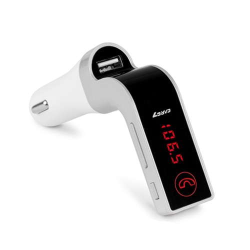 Auris Car G7 Bluetooth Araç Kiti ve Şarj Cihazı FM Transmitter Silver&hellip;