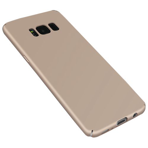 FitCase Rubber Samsung Galaxy S8 Kılıf Sert Arka Kapak Gold&hellip;