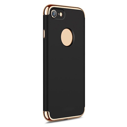 FitCase iPhone 7 / 8 Kılıf Golden Frame Arka Kapak Siyah&hellip;