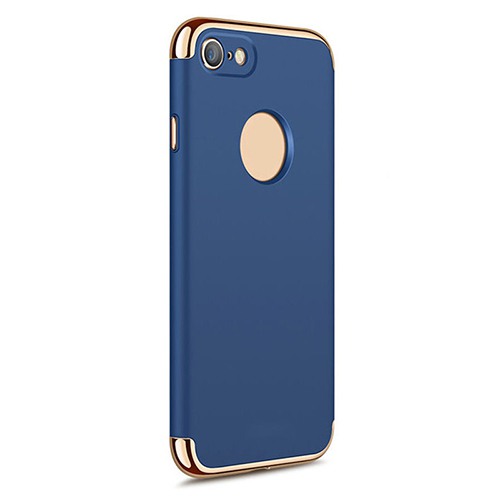 FitCase iPhone 7 / 8 Kılıf Golden Frame Arka Kapak Lacivert&hellip;