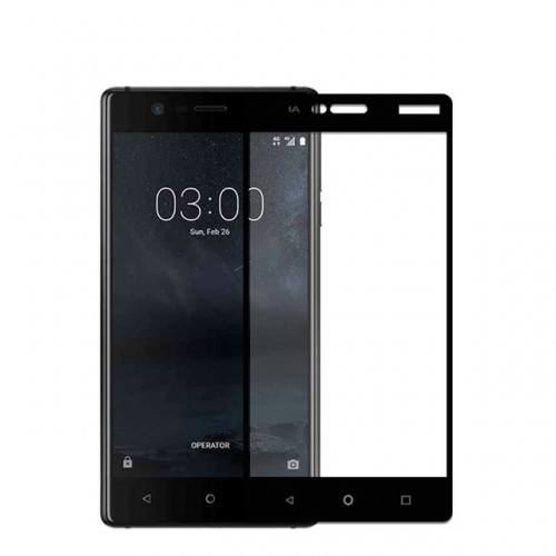 Bufalo Nokia 3 Kavisli 3D Cam Ekran Koruyucu Siyah&hellip;