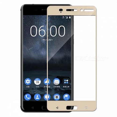 Bufalo Nokia 6 Kavisli 3D Cam Ekran Koruyucu Gold&hellip;