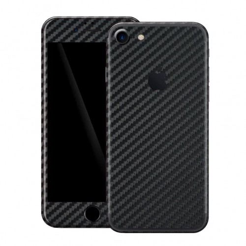 iPhone 7-8  Carbon Fiber 360 Derece Koruma Arka Kapak Siyah&hellip;