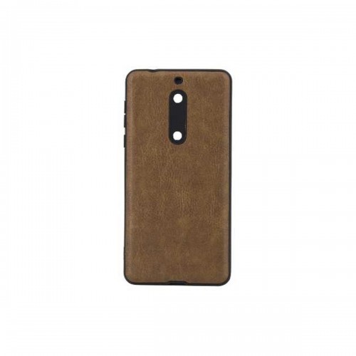 Nokia 6 360 Derece Slim Premium Deri Görünümlü Silikon Kılıf Taba&hellip;