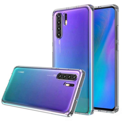 Huawei P30 Pro Kılıf FitCase Toz Koruma Tıpalı Şeffaf Arka Kapak&hellip;