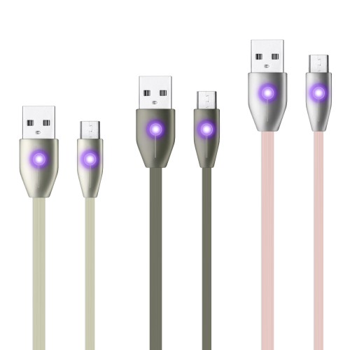 LinkTech K484 Micro USB Yassı Işıklı 1.2mt Şarj ve Data Kablosu&hellip;