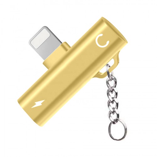 FitPlus FT-AC34 Lightning Şarj + Kulaklık Çoğaltıcı Mini Askılı Ad&hellip;