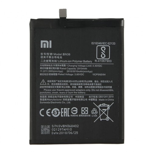 Xiaomi Mi A2 Batarya BN36 3010 mAh&hellip;