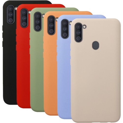 Samsung Galaxy A11 / M11 Kılıf Nano Lansman Silikon Arka Kapak&hellip;