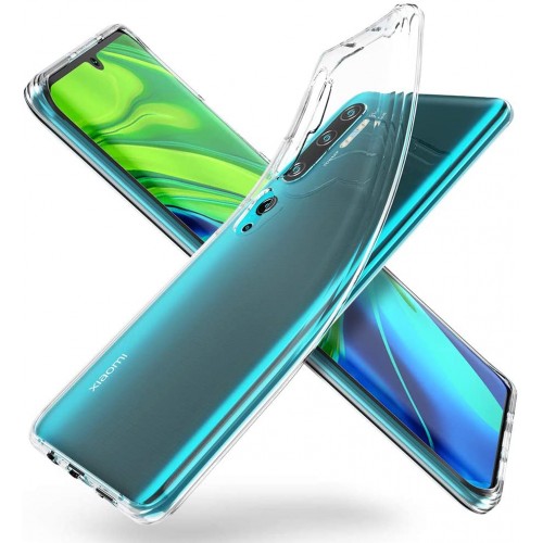 Xiaomi Mi Note 10 Pro Kılıf FitCase Toz Koruma Tıpalı Şeffaf Arka Kap&hellip;