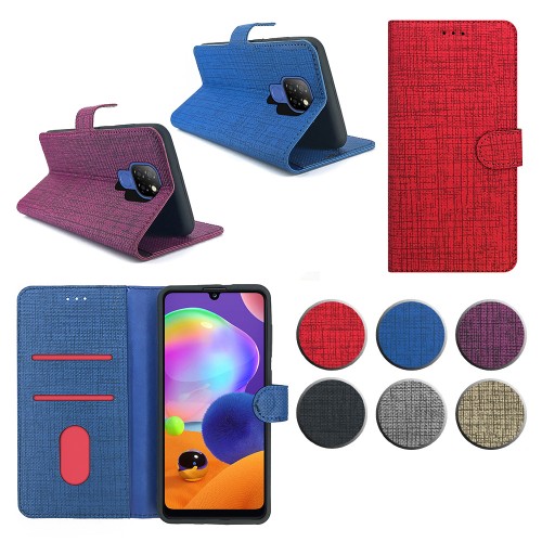 General Mobile GM 20 Kılıf FitCase Fabric Kapaklı Cüzdanlı&hellip;