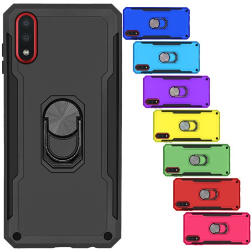 Samsung Galaxy A01 Kılıf Panzer Ring Tam Koruma Arka Kapak&hellip;