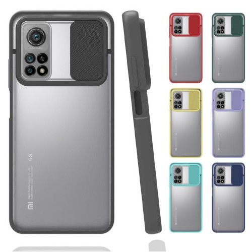 Xiaomi Mi 10T Pro Kılıf Palm Kamera Koruma Kapaklı Silikon&hellip;
