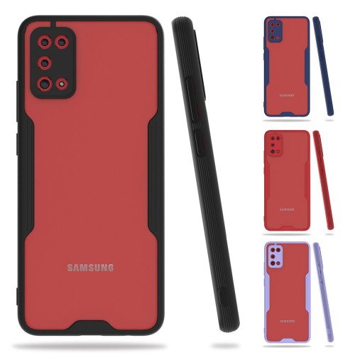 Samsung Galaxy A02s (A025) Kılıf Platin Matte Silikon Arka Kapak&hellip;