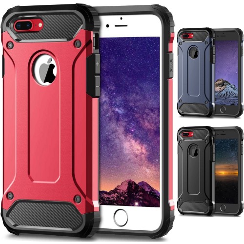 FitCase iPhone 7 Plus / 8 Plus Zırh Tank Tam Koruma Arka Kapak&hellip;