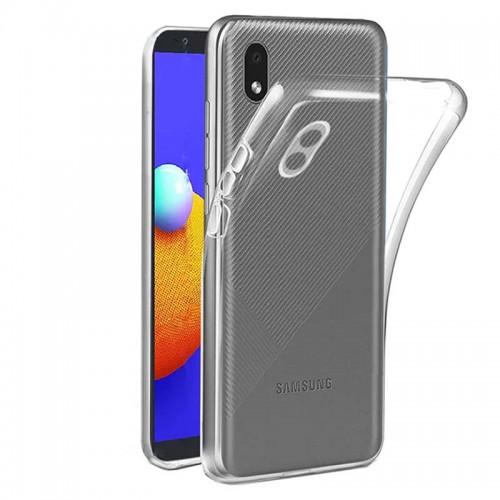 Samsung Galaxy A01 Core (A013) Kılıf Kamera Korumalı Silikon Şeffaf Ka&hellip;
