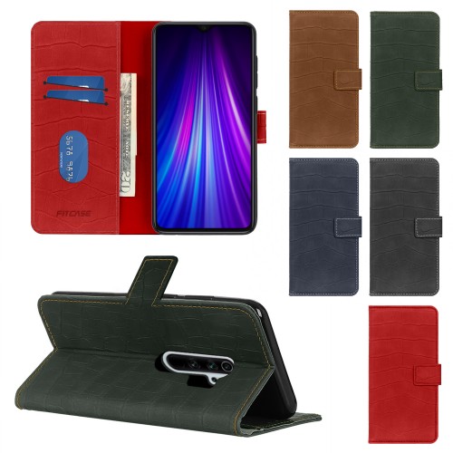 Xiaomi Redmi Note 8 Pro Kılıf Kroko Desen Kapaklı Cüzdanlı&hellip;