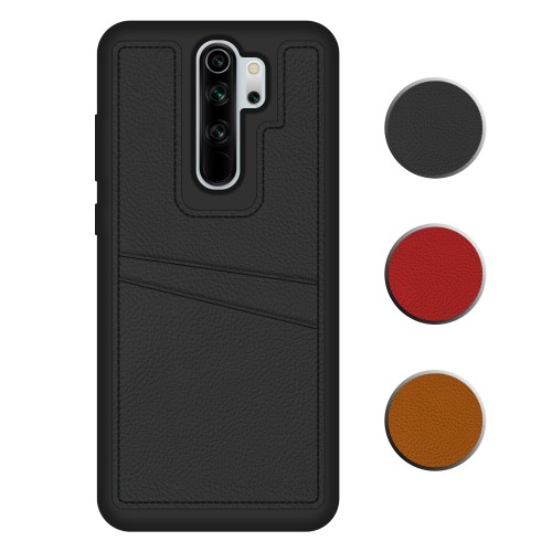 FitCase Xiaomi Redmi Note 8 Pro Kılıf Proda Deri Çift Kartlık Cepli Ka&hellip;